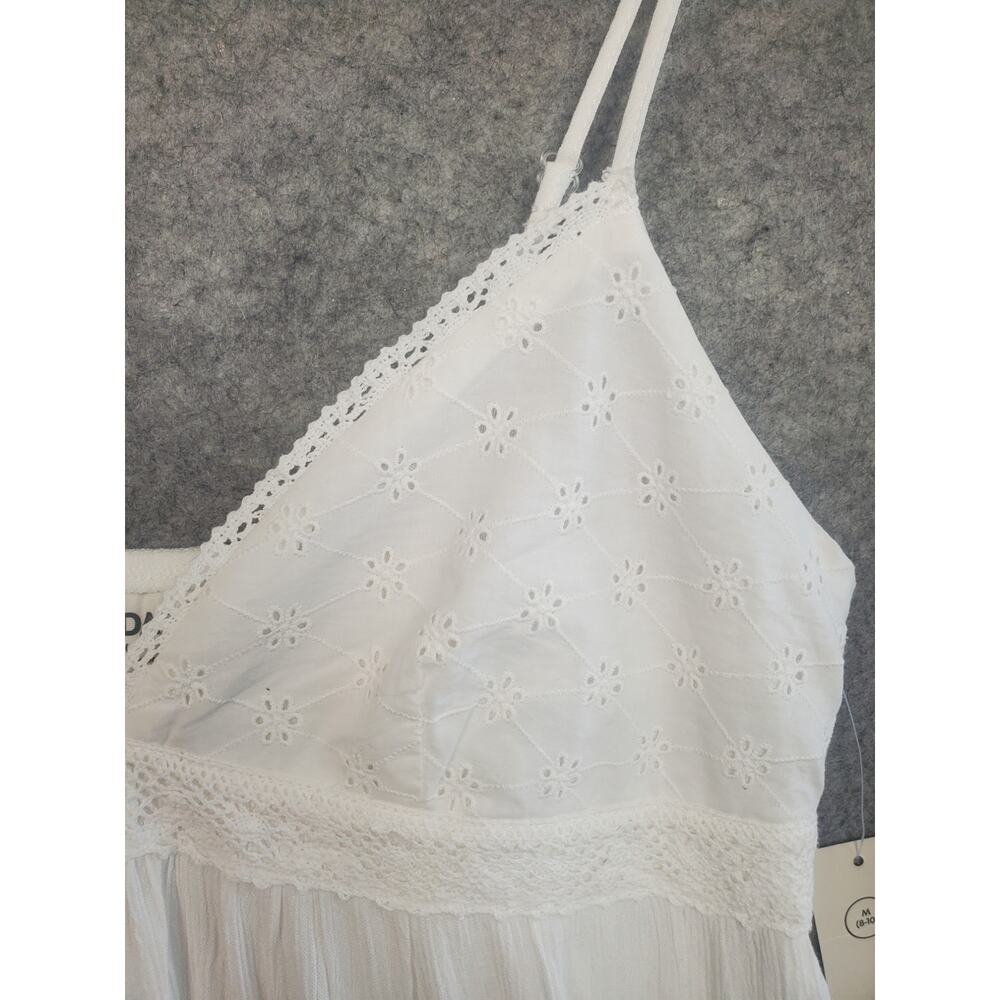No Boundaries White Spaghetti Strap Mini Dress - Picture 4 of 8